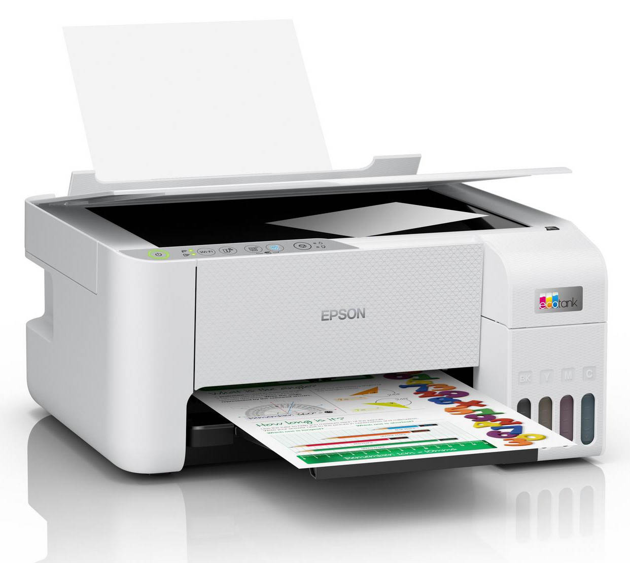 МФУ Epson EcoTank L3256 (ресурс стартовых контейнеров 4500/7500, контейнер 004)
