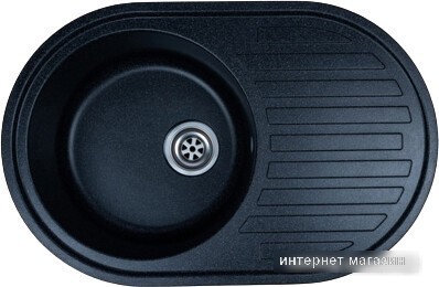 Кухонная мойка Granrus GR-770 (черный)