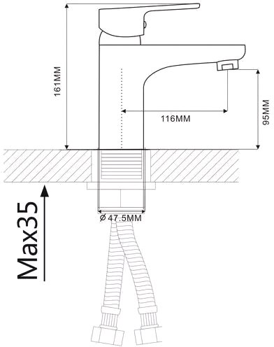 Смеситель Ekko E10313