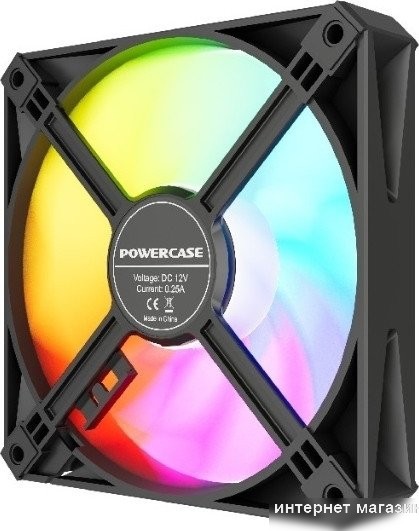 Вентилятор для корпуса Powercase M56-12 ARGB