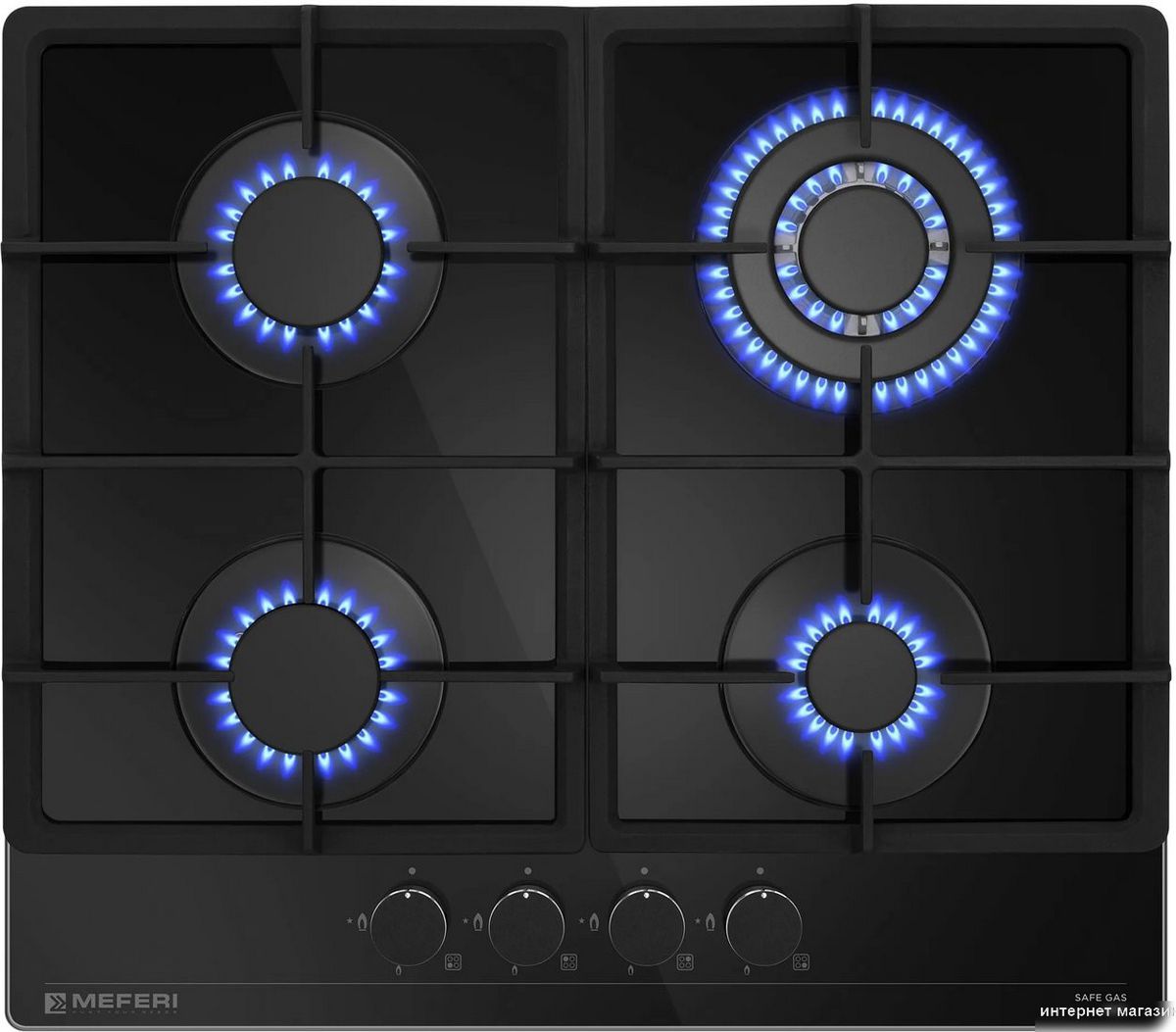Варочная панель Meferi MGH604BK Glass Power