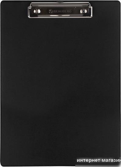 Планшет с зажимом BRAUBERG 232216 (черный)