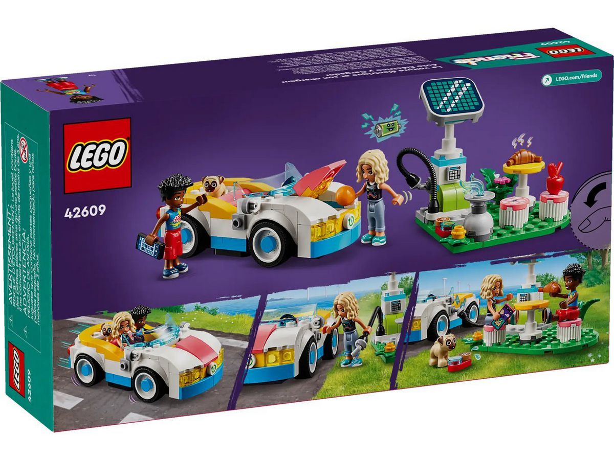Конструктор LEGO Friends Электромобиль и зарядное устройство 42609
