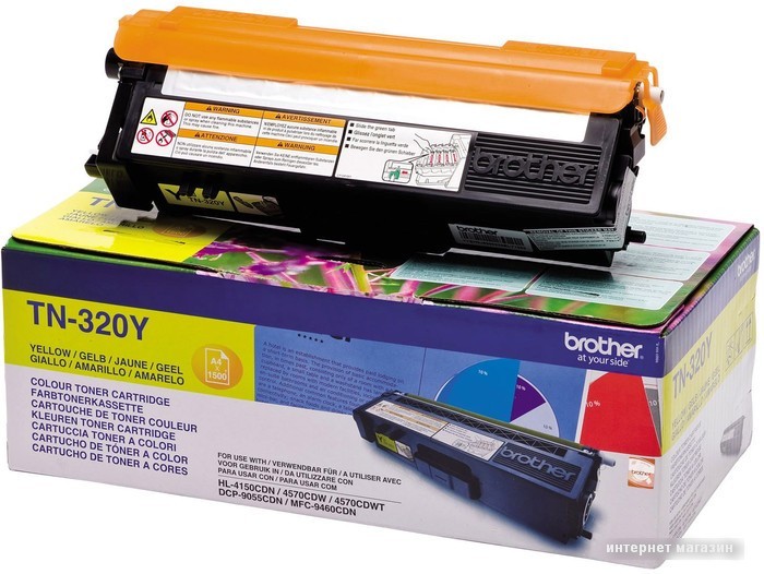 Картридж Brother TN-320Y
