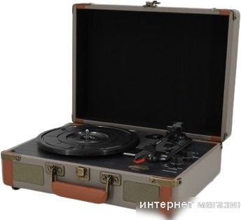 Виниловый проигрыватель Ritmix LP-130B (серый)