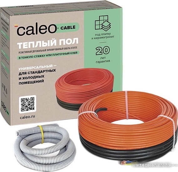 Нагревательный кабель Caleo Cable 18W-40 5.5 кв.м. 720 Вт