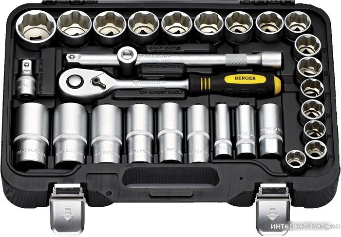 Универсальный набор инструментов Berger BG050-12 (50 предметов)