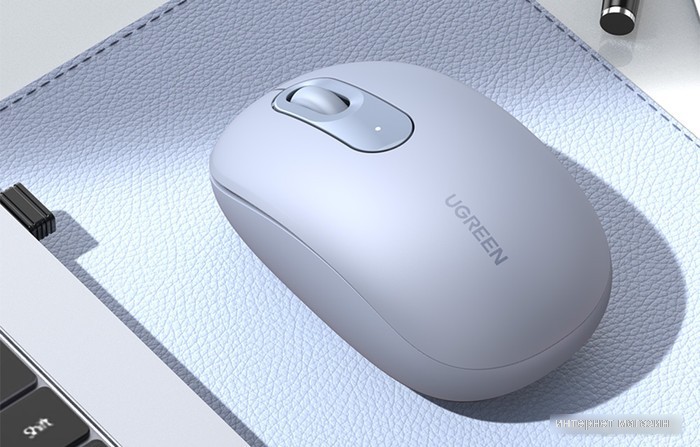 Мышь Ugreen MU105 90671 (светло-синий)