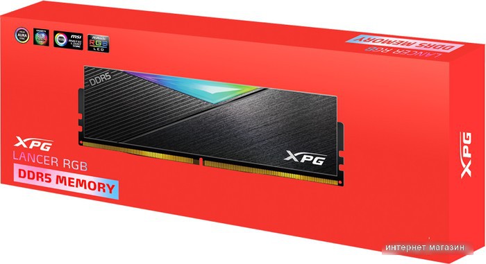 Оперативная память ADATA XPG Lancer RGB 2x16ГБ DDR5 6000МГц AX5U6000C3016G-DCLARBK