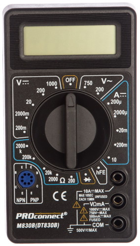 Мультиметр PROconnect DT830B