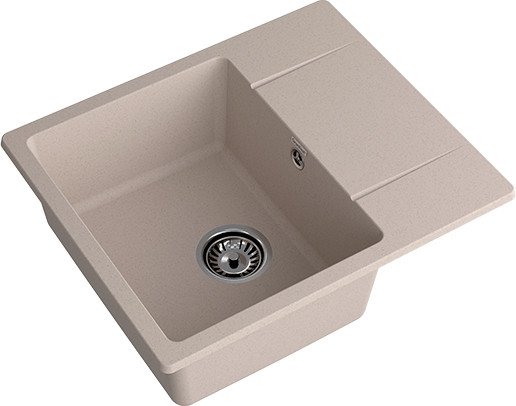 Кухонная мойка GranFest QUARZ GF-UR-258L (песочный)