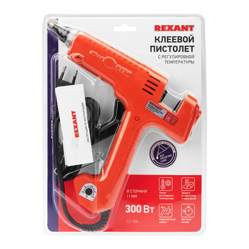 Термоклеевой пистолет Rexant Эксперт 12-1550