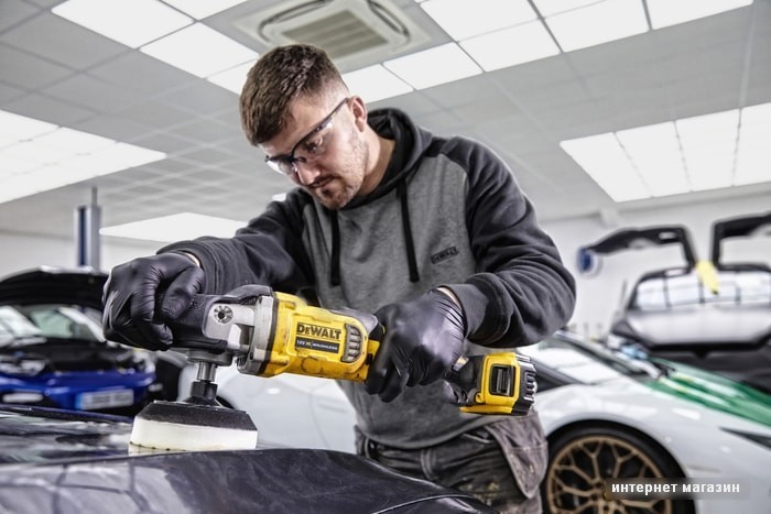 Полировальная машина DeWalt DCM849N (без АКБ)