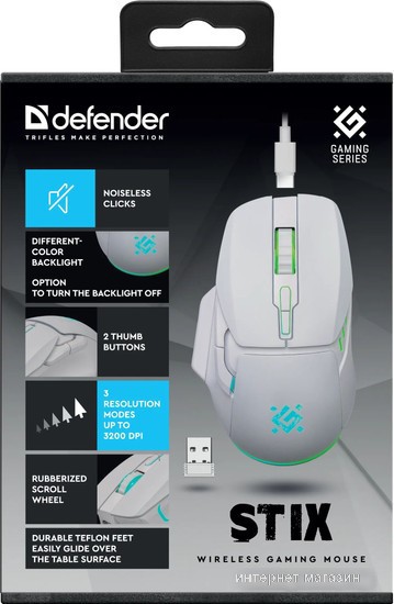 Игровая мышь Defender Stix GM-009