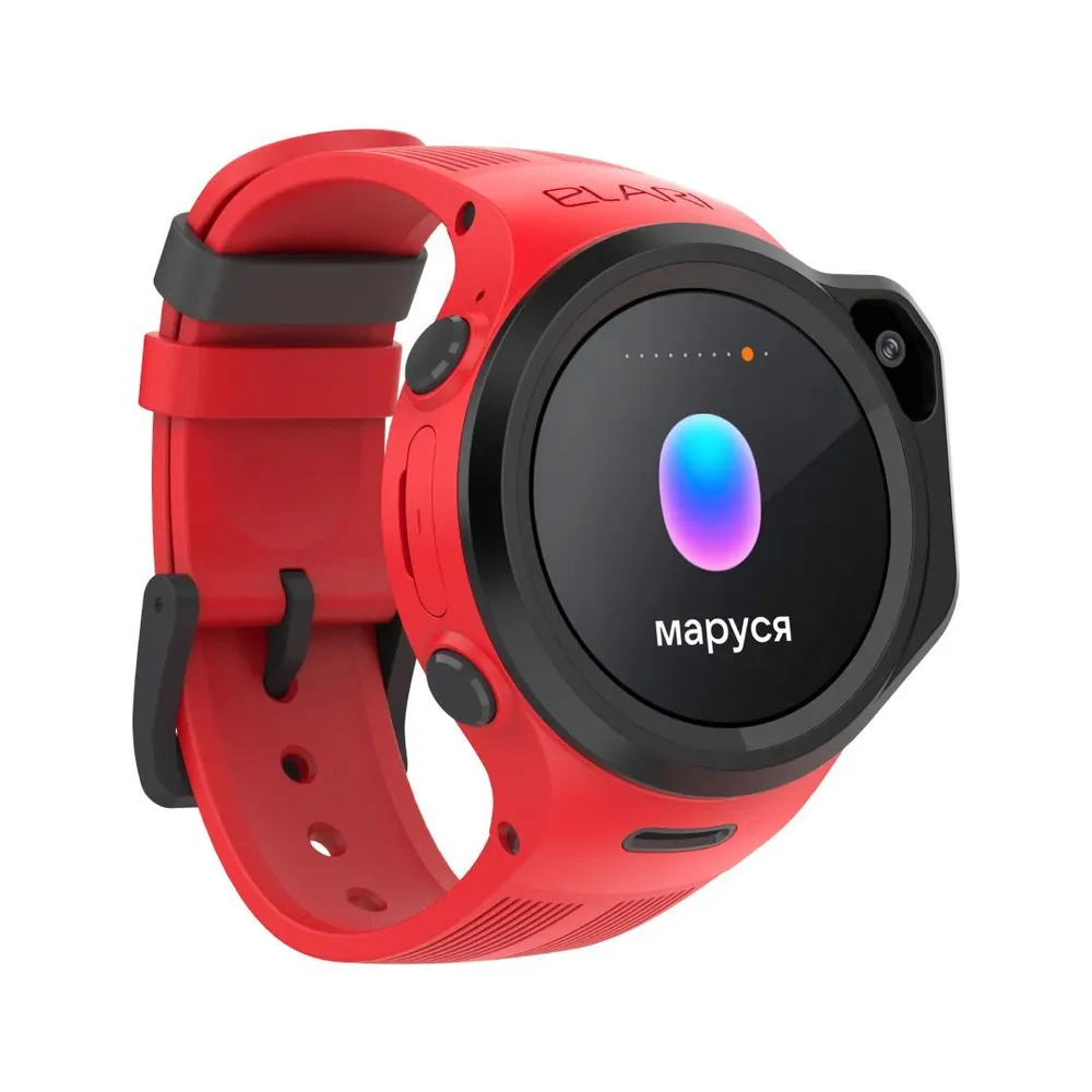Детские умные часы Elari KidPhone 4GR M (красный)