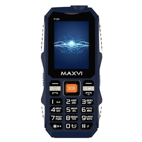 Мобильный телефон Maxvi P100 (синий)