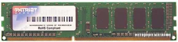 Оперативная память Patriot 4GB DDR3 PC3-10600 (PSD34G13332)