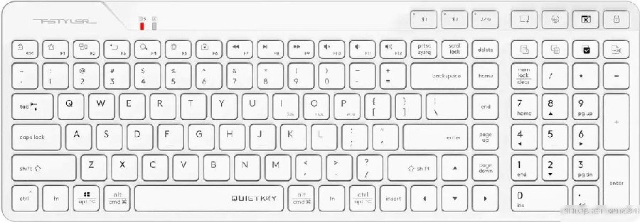 Клавиатура A4Tech Fstyler FBK27C AS (белый)