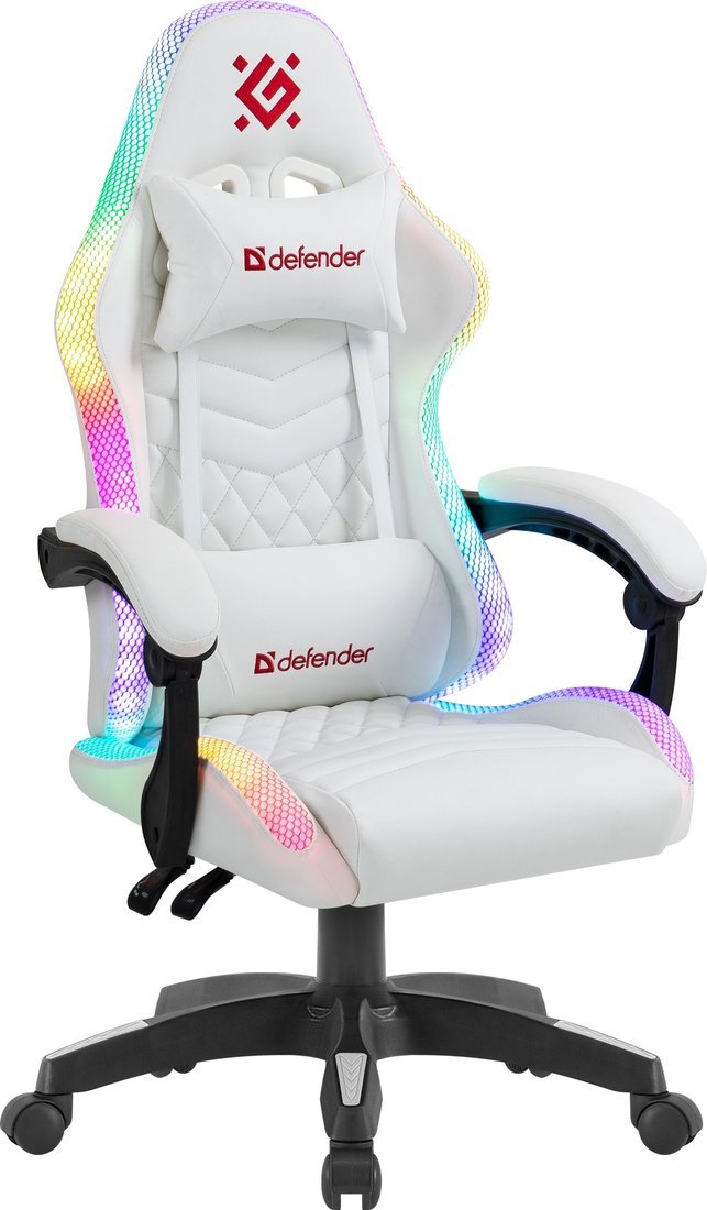 Игровое (геймерское) кресло Defender Core (белый)