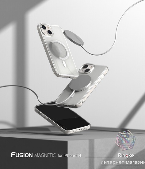 Чехол для телефона Ringke Fusion Magnetic iPhone 14 Matte Clear