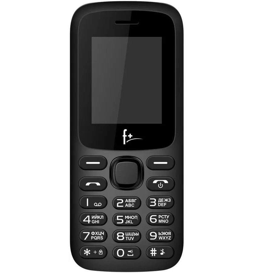 Кнопочный телефон F+ F197 (черный)