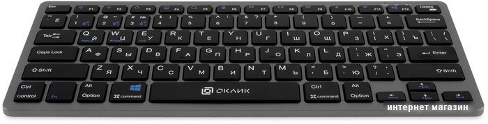 Клавиатура Oklick 835S (серый/черный)