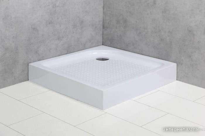 Душевой поддон BelBagno TRAY-BB-A-80-15-W 80x80