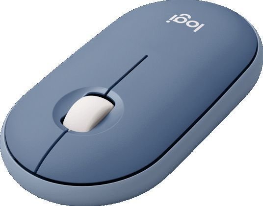 Мышь Logitech M350 Pebble (темно-синий)