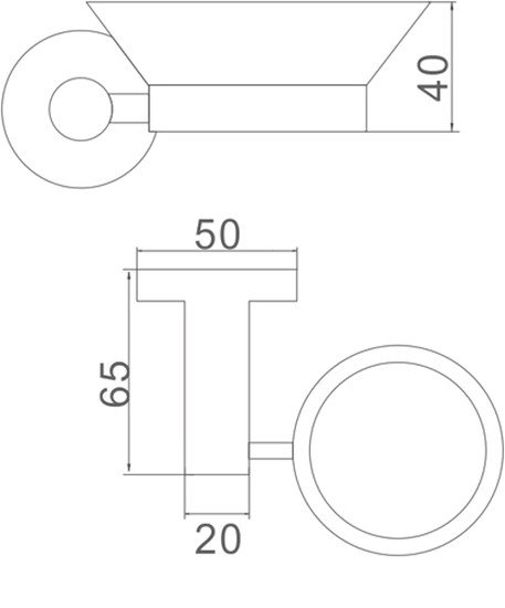 Мыльница Ledeme L71702B