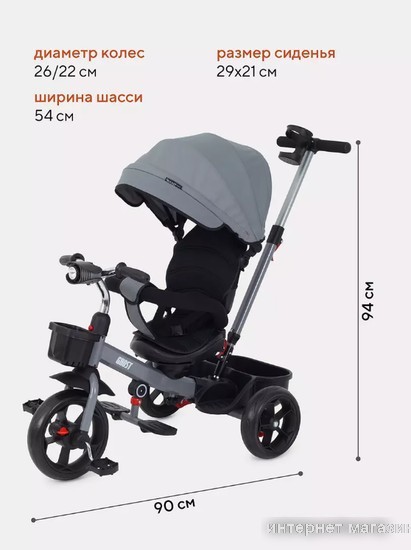 Детский велосипед Rant Basic Ghost RB250 (серый)