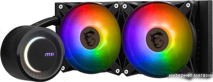 Жидкостное охлаждение для процессора MSI MAG CoreLiquid E240 (черный)