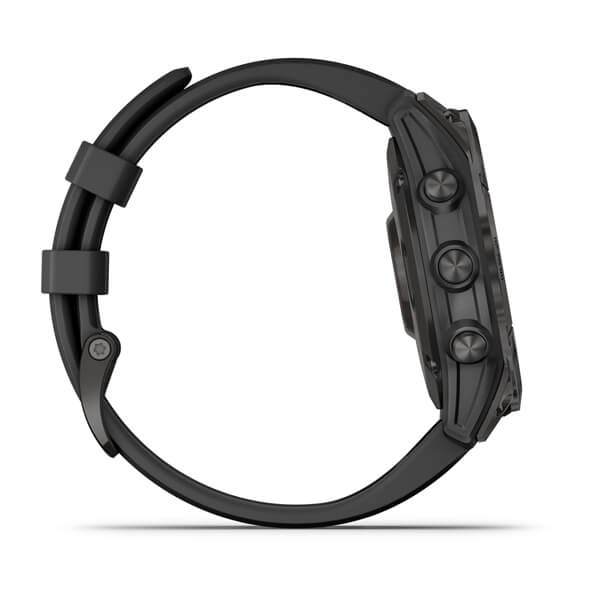 Умные часы Garmin Epix Sapphire Gen 2 (черный титан/черный)