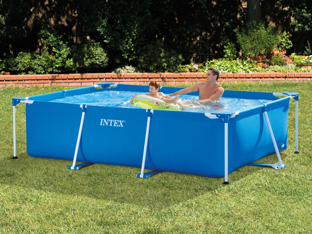 Каркасный бассейн Intex Rectangular Frame 300x200x75 (58981/28272)