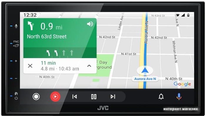 USB-магнитола JVC KW-M560BT