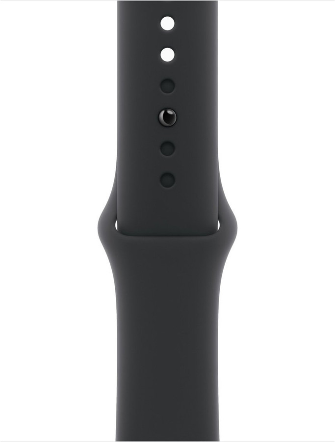 Умные часы Apple Watch Series 10 42 мм (алюминиевый корпус, черный/черный, спортивный силиконовый ремешок S/M)