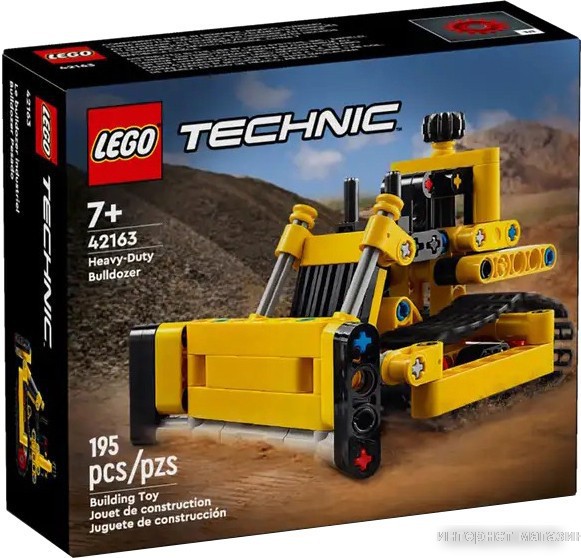 Конструктор LEGO Technic 42163 Сверхмощный бульдозер