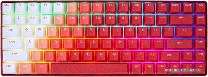 Клавиатура Dareu A84 (Flame Red)