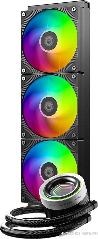 Жидкостное охлаждение для процессора ID-Cooling FX360 INF Black