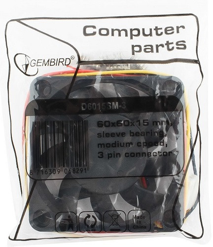 Вентилятор для корпуса Gembird D6015SM-3