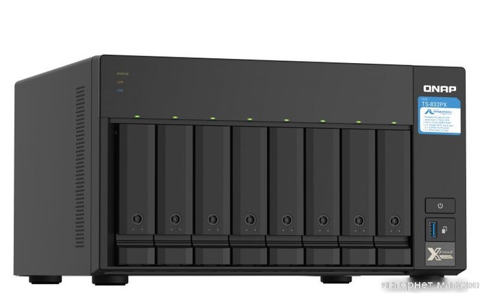 Сетевой накопитель QNAP TS-832PX-4G