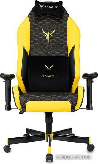 Кресло Knight Neon (черный/желтый)
