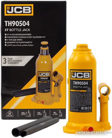 Бутылочный домкрат JCB TH90504 (5т)