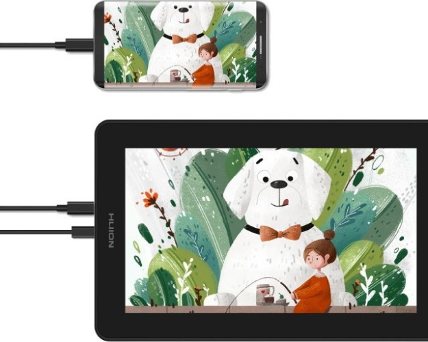 Графический монитор Huion Kamvas 12 (черный)