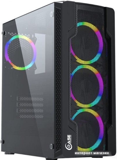 Корпус Powercase Mistral X4 Mesh LED
