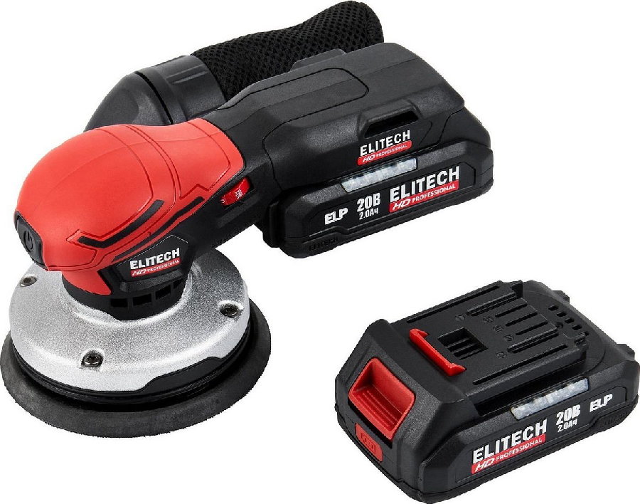 Эксцентриковая шлифмашина ELITECH COS 2012SL E2213.045.01 (с 2-мя АКБ)