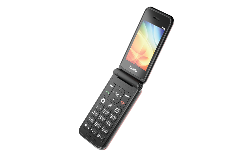 Телефон Olmio F19 (красный)