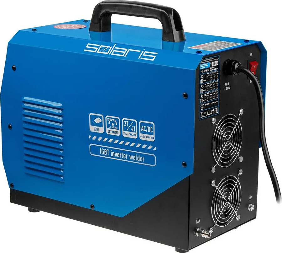 Сварочный инвертор Solaris TIG-220 AC/DC