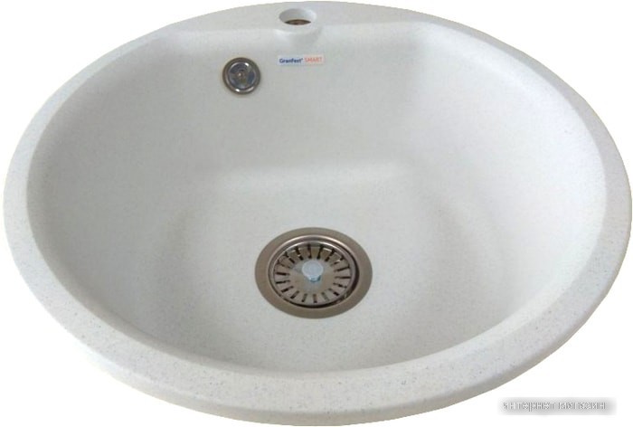 Кухонная мойка GranFest SMART GF-SM435 (белый)