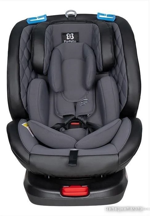 Детское автокресло Farfello YB102A (темно-серый/экокожа)