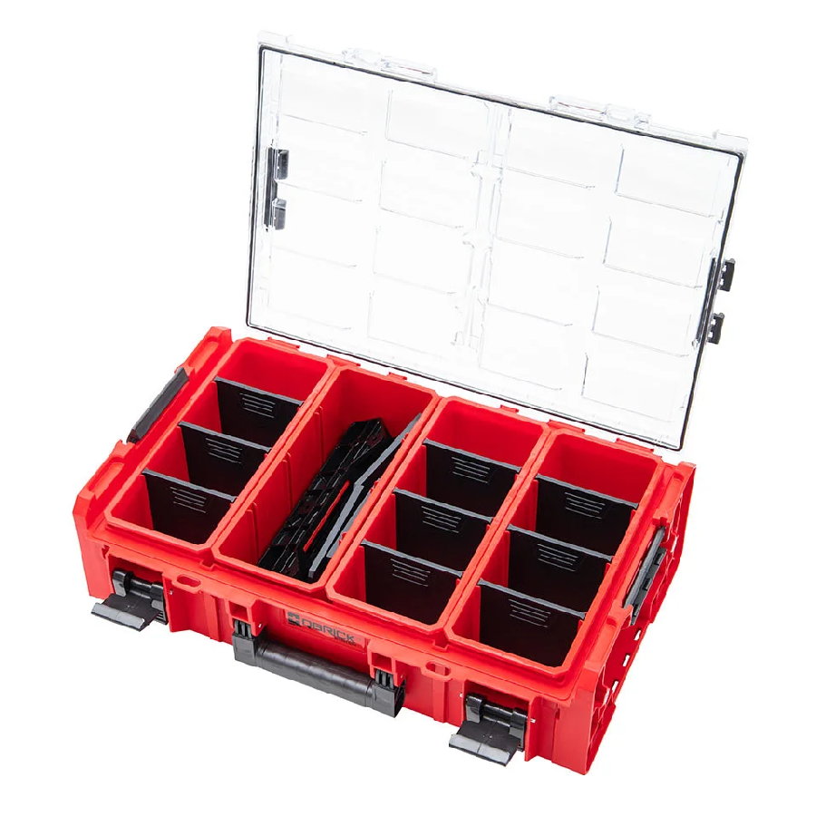 Органайзер Qbrick System ONE Organizer 2XL 2.0 RED Ultra HD Custom + 2x ONE Connect Adapter, красный